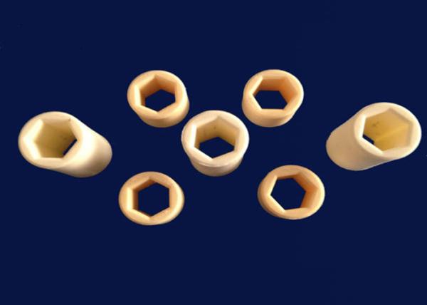 Y-PSZ Zirconia Ceramic Parts , ZrO2 Ceramic Bushing / Sleeve / Tube For Pump