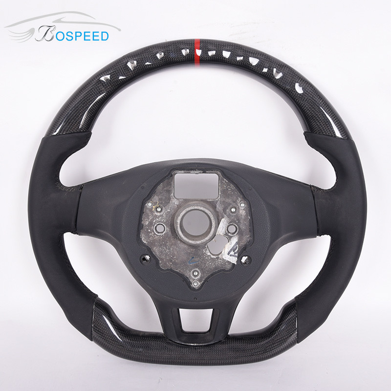 350mm Customized Golf R Carbon Steering Wheel Alcantara Volkswagen Auto Parts