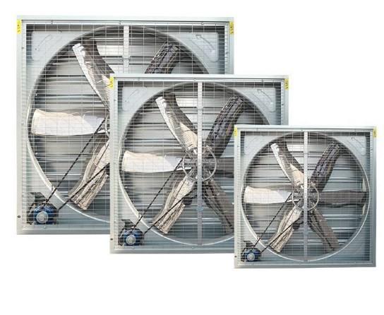 48 Inch Wall Mounted AC Extractor Fan with Siemens Motor Silver Greenhouse