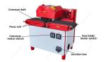 Solid Wood Plywood Strips Cutting with PDPJ300 Automatic Woodworking Multi Blade