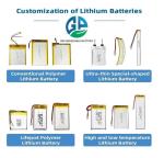 3.7 V Li Poly Rechargeable Battery Pack IEC62133 UL 803063 3.7v 1200mAh 25C