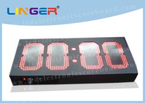 China 5 Voltage LED Digital Clock Display For Roadside Shop Customized Size factory