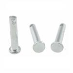 Zinc Plated Metal Steel Clevis Rivets And Pins 4.8 Flat Head 3-60mm