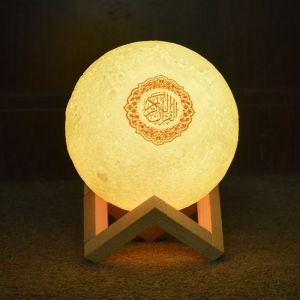 3D Printing Moon Lamp Quran Speaker 500mAh Equantu SQ168