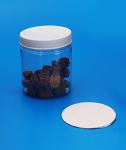 Screw Top Round Plastic Food Containers Anti Bacteria Custom Color Lid