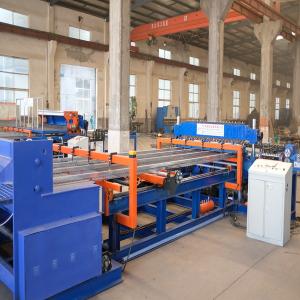 China Huayang 2.5m Width Diamond Mesh Wire Making Machine 7.5KW Fence factory