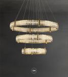 Customized Led Crystal Pendant Light Apartment Decorative Living Room