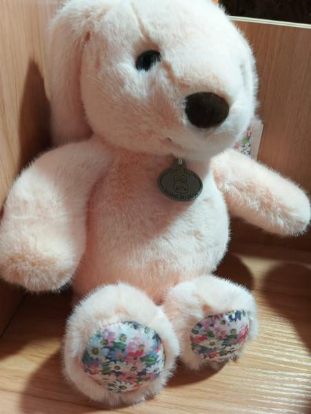 Pink rabbit plush toy stuffed toy cute cartoon animal handicraft gift holiday