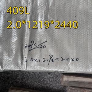 China Grade 409L 1.4510 Cold Rolled Stainless Steel Sheet 0.5-3mm 2B 2D Finished SUH409L factory