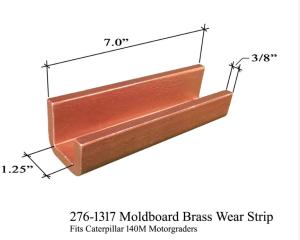 China 276-1317 276-1318 276-1319 Moldboard Wear Strip for Motor Graders factory