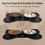 Elevated Pet Slow Eating Dog Bowl Dispenser Anti Tipping