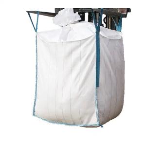 China Custom PP FIBC Jumbo Bags Printing Flat Bottom Square Bulk Container factory