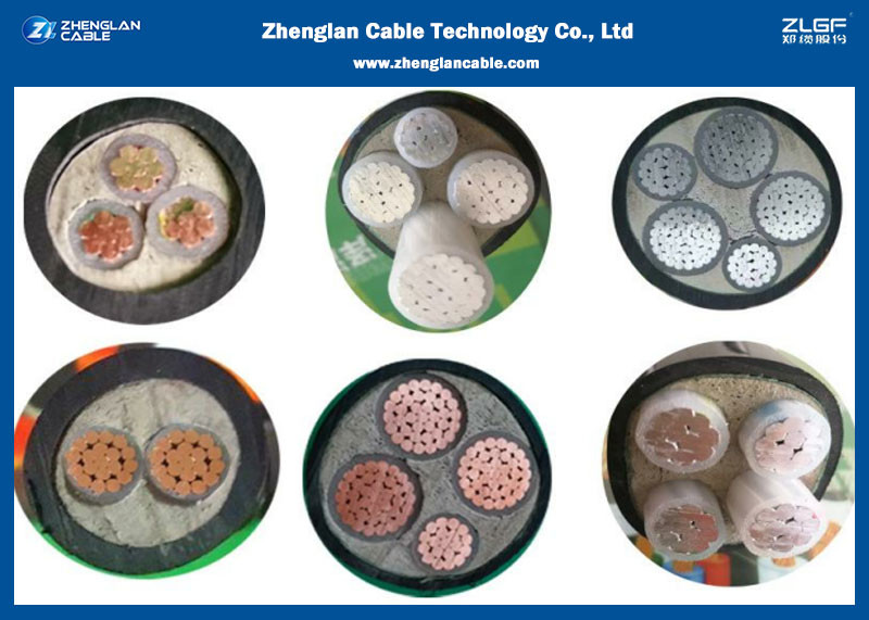 Al/Xlpe Flame Retardant Pvc Low Voltage Power Cable Underground IEC 60502-1