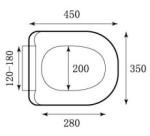 PP Toilet Seat Cover With Soft Closed Plastic Toilet Lid