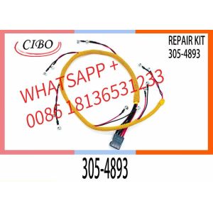 China 305-4893 296-4617 E320D C6.4 Engine Injector Wiring Harness For Excavator 2964617 3054893 Engine Wire Cable factory
