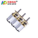 Hofon 12 volt double shaft vacuum brushed reductor motor 12v dc micro gear motor