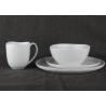 Buy cheap Durable 16 Piece Porcelain Dinnerware Sets Organic Shape With Embossment from wholesalers