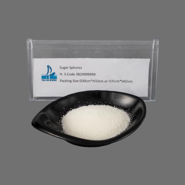 ISO Good Sugar Spheres The Spherical Pellet H. S Code 2106909090 Grade Standard
