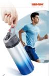 Personalized Aluminum Sports Water Bottle With Fashion Colourful Painting