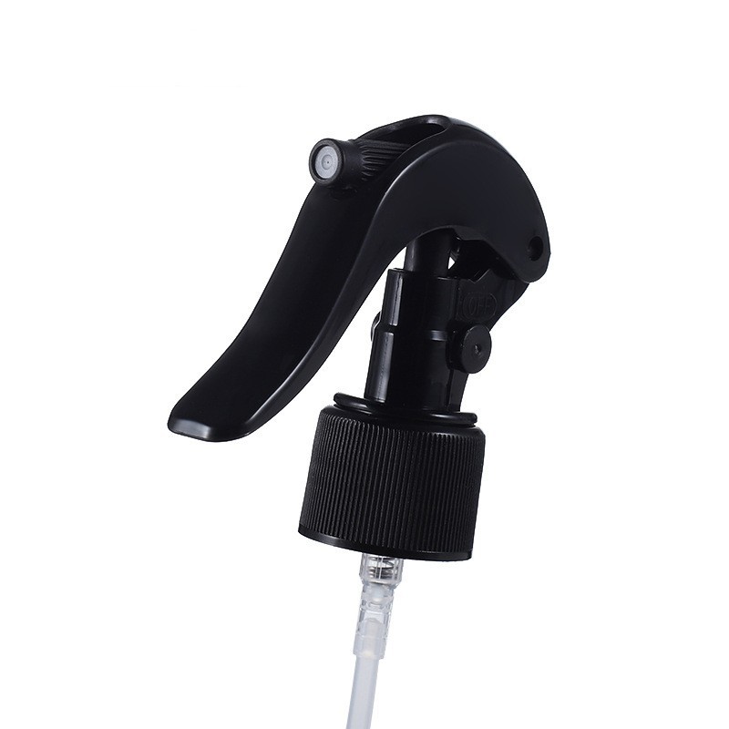24mm 28mm 24/410 28/410 Trigger Sprayer Pump Black Plastic Mini Trigger Spray