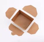 Bioegradable Kraft Paper Food Container Lunch Meal Box Kraft Paper Box