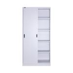 Sliding Door Steel File Cabinet Storage Metal Book Rack Cabinet