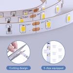 12V 6500K Flexible LED Strip Lights,600 Units LEDs,LED Strips,Waterproof,12 Volt
