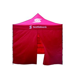 China 10 * 10' Promotional Trade Show Tents Aluminum Frame Full Color Digital Printing factory