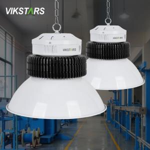 China 100W 150W 200W 250W Aluminum Fin LED High Bay Lights For Commercial Lighting With Reflector factory