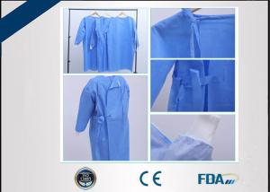 China Reinforced Waterproof Surgical Gowns Disposable Sterilized / Non Sterilized factory