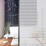 Building Striped Window Film For Privacy Masking 2mil 1.52m X 30m