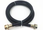 Black Color Rubber Water Hose , Washer Water Hose 10ft 12ft 15ft Length