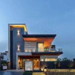 Modern Design Light Steel Frame Prefabricated House Two Storey Luxury Prefab