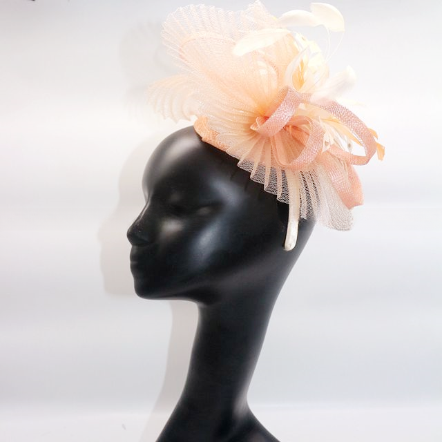 Shipping UPS DHL EMS Fedex TNT Perfectly Dyed Sinamay Base and Feather Fascinator Hat