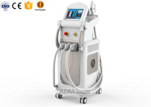 China Vertical Medical Grade Multifunction Beauty Machine IPL + Q Switch Laser + RF factory