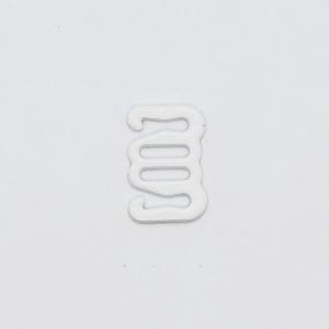 China 8mm Lingerie Buckle Nylon Coated Bra Strap Clasp Hooks factory