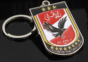 China Metal custom anime eagle key chain activity gift mobile phone pendant cartoon key ring chain factory