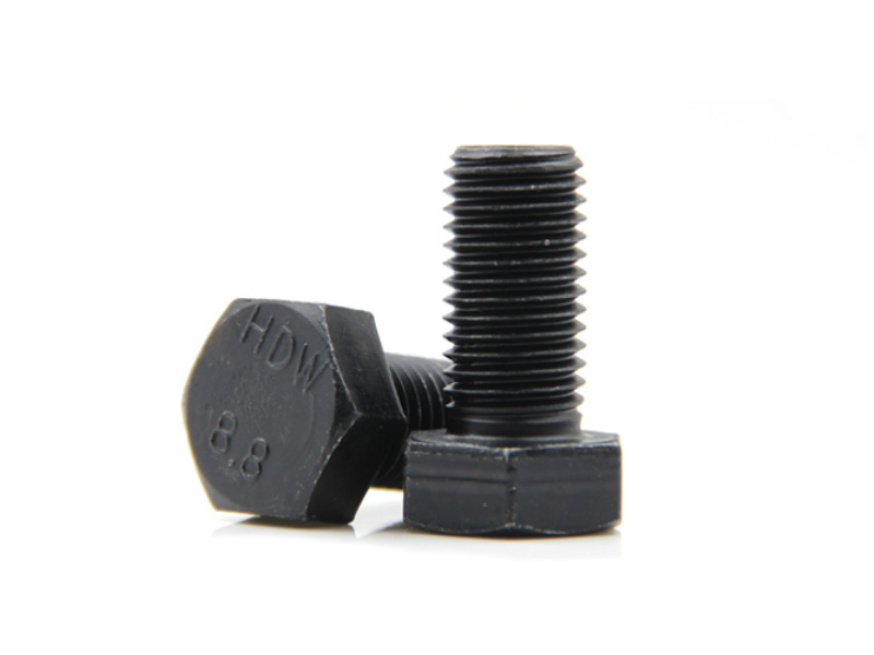 High Strength DIN933 M8 Grade 8.8 Black Full Thread Hex Bolt