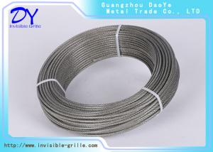 China 7X7 316 Stainless Steel Wire Invisible Tensile Strength factory