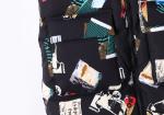 Autumn Winter Kids Qualitiy Fashion White Duck Feather Parka Stock Print Warm