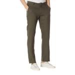 Multicolor Mens Lightweight Summer Linen Trousers Breathable Straight Leg Dress