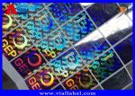 Custom Holographic Stickers , Anti Fake 3D Hologram Stickers Printing void