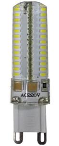China LED 3.5W G9 110/220v Silicone Chandelier Crystal Indoor Lamp Indoor Light New Item House Office Used Project Energy Save factory