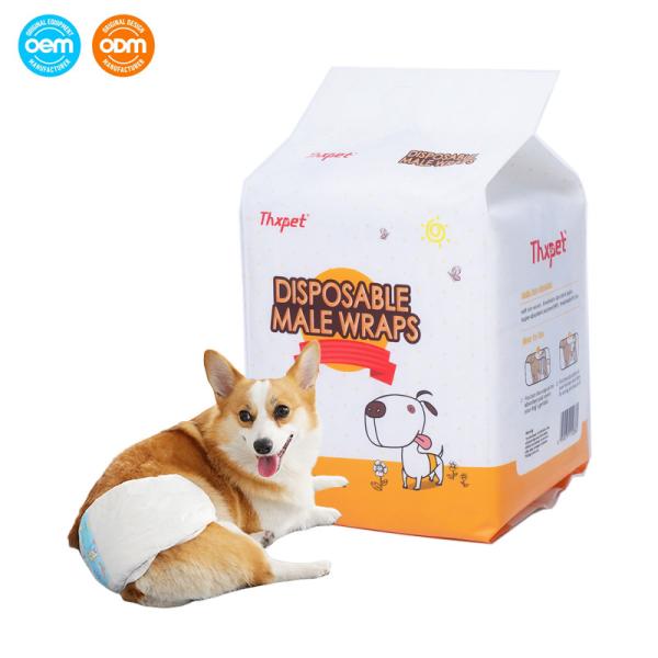 Adjustable Velcro Pet Cat Puppy Disposable Dog Diapers For Male Female XS S M L