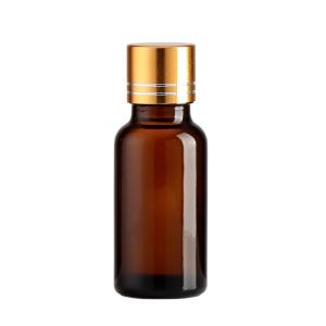 China 10ml 20ml 30ml Brown Essential Oil Glass Bottle with Bamboo Cover Base Material Glass factory