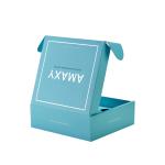 Blue Printed Corrugated Boxes With Paper Tray For Hair Care Product