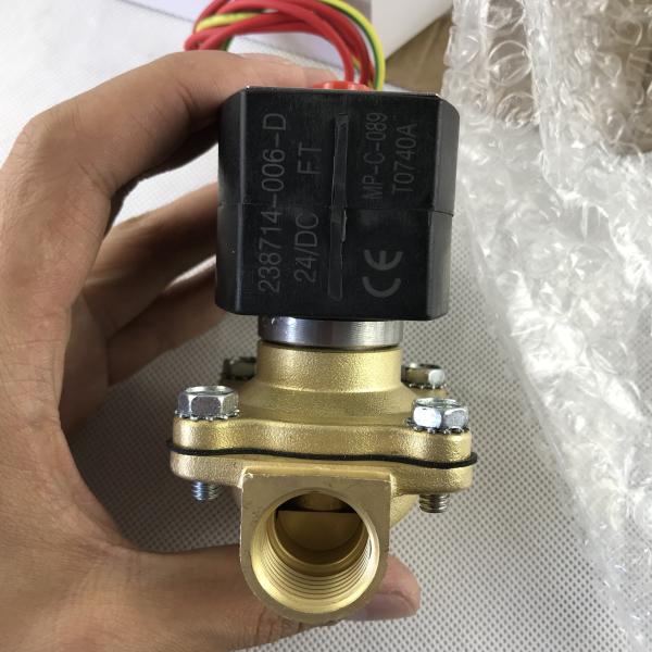 ASCO EF8210G003 120/60AC 2-Way Brass 3/4 In Solenoid Valve Normally Closed General Service
