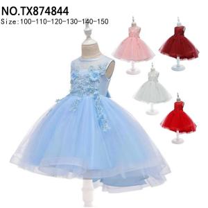 China girl's princess dress evening dress wear party dress ready goods ready to ship stock 141 factory