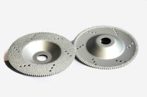 China Vacuum Brazed 4 Inch 4.5 Inch Stone Diamond Tools For Grinding Chamfering factory