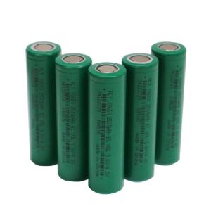 China 18650 3.6 Volt 2500mah Li Ion Battery Rechargeable Lithium Cell UN38.3 factory